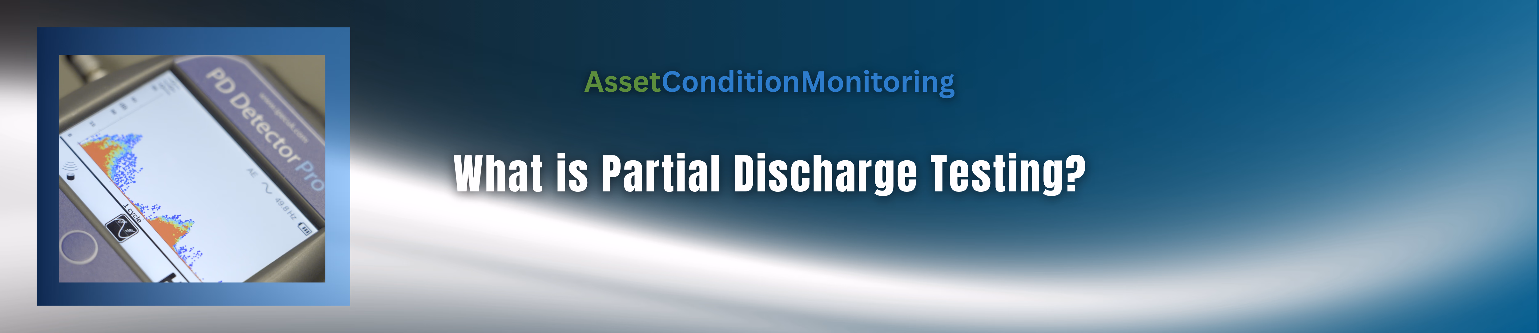 Partial discharge testing banner